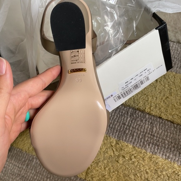 ❌SOLD❌AUTHENTIC GUCCI MARMONT 105 SANDAL TAUPE - Picture 11 of 16